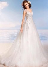 Robe de mariée une ligne pour pleine