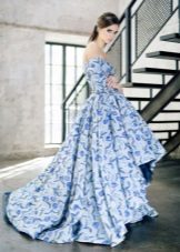 Robe de soirée courte devant longue dos