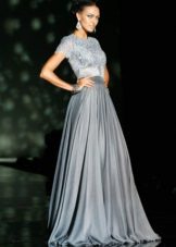 Robe de mariée en argent