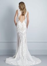 Robe de mariée élégante sans dossier