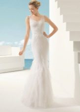 Robe de mariée élégante à bretelles