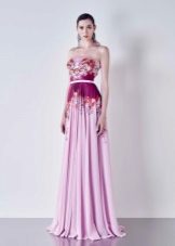 Robe de soirée pour le type de rectangle de la figure