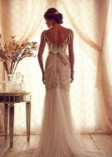 Robe de mariée de la collection de Gossamer d'Anna Campbell avec dos ouvert