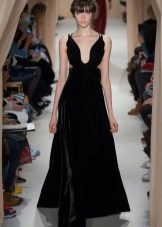 Robe de soirée en velours Valentino