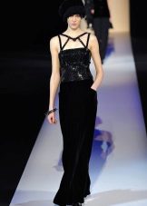 Robe en velours à paillettes