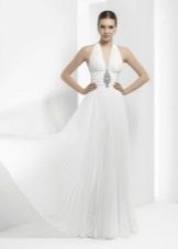 Robe de mariée simple empire blanc