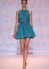 Robe turquoise foncée