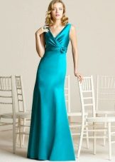 Robe turquoise