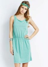 Accessoires de robe turquoise verte