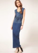 Robe de sol droite en jean