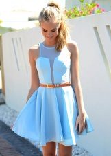 Robe bleu vif