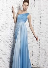 Robe dégradée bleue