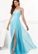 Robe dégradée bleue