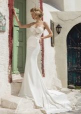 Robe de mariée de Lanesta avec un train