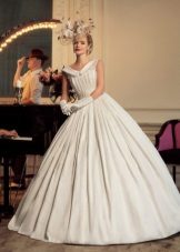 Robe de mariée à la manière d'une princesse