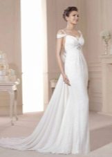 Robe de mariée à manches basses