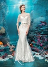 Robe de mariée avec une jupe amovible