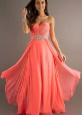Décoration de robe de corail