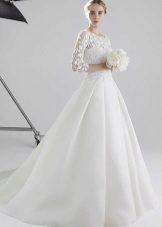 Robe de mariée classique à manches longues