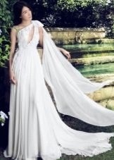 Robe de mariée asymétrique A-Silhouette