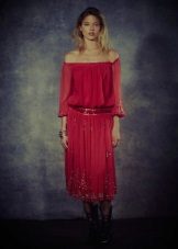 Robe Coupe Libre Framboise