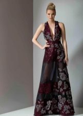 Robe en mousseline à imprimé floral