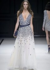Robe en mousseline avec cristaux
