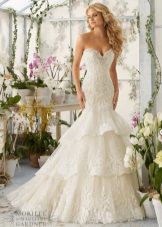 Robe de mariée sirène de la marque Mori Lee