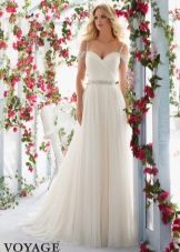 Robe de mariée épaules basses