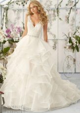 Robe de mariée de la marque Mori Lee multicouche