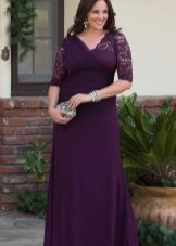 Robe de soirée en dentelle pour le complet