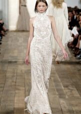 Robe longue au crochet avec emmanchure américaine