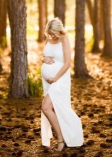 robe avec une fente d'été pour les femmes enceintes