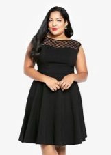 Robe noire pour filles complètes