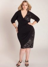 Robe noire avec une odeur pour le plein