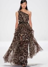 Robe à imprimé léopard