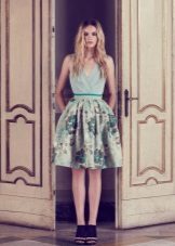 Robe à la menthe colorée