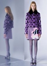 Robe avec la couleur de la veste