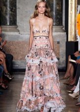 Robe couleur smok au sol de Emilio Pucci