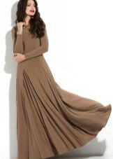 Robe café brune