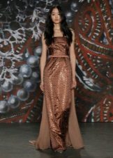 Robe Marron Brillant