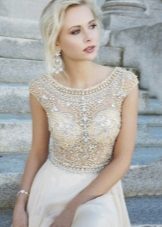 Robe en lait avec top en dentelle
