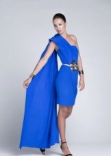 Robe grecque bleue