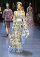 Dolce & Gabbana robe vintage au sol