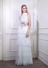 Robe de soirée dans un style vintage à plusieurs niveaux