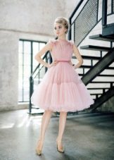 Robe rose tendre