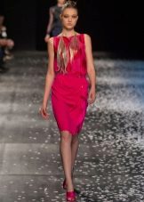 Robe courte pourpre