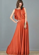 Robe longue en terre cuite