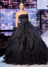 Robe duveteuse noire