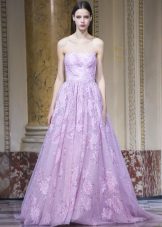 Robe en guipure en forme de A